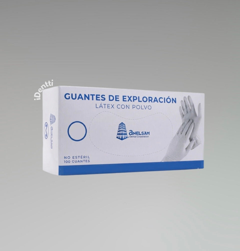 Guantes de látex con polvo