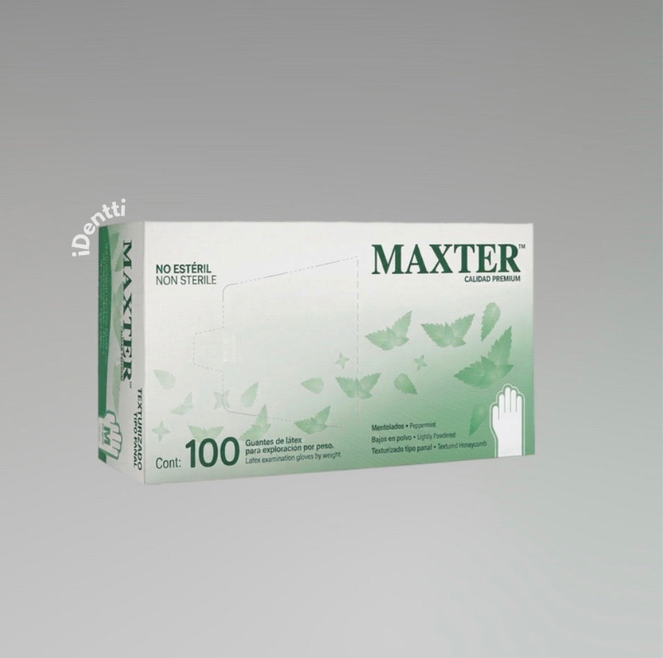 Guantes de látex mentolados