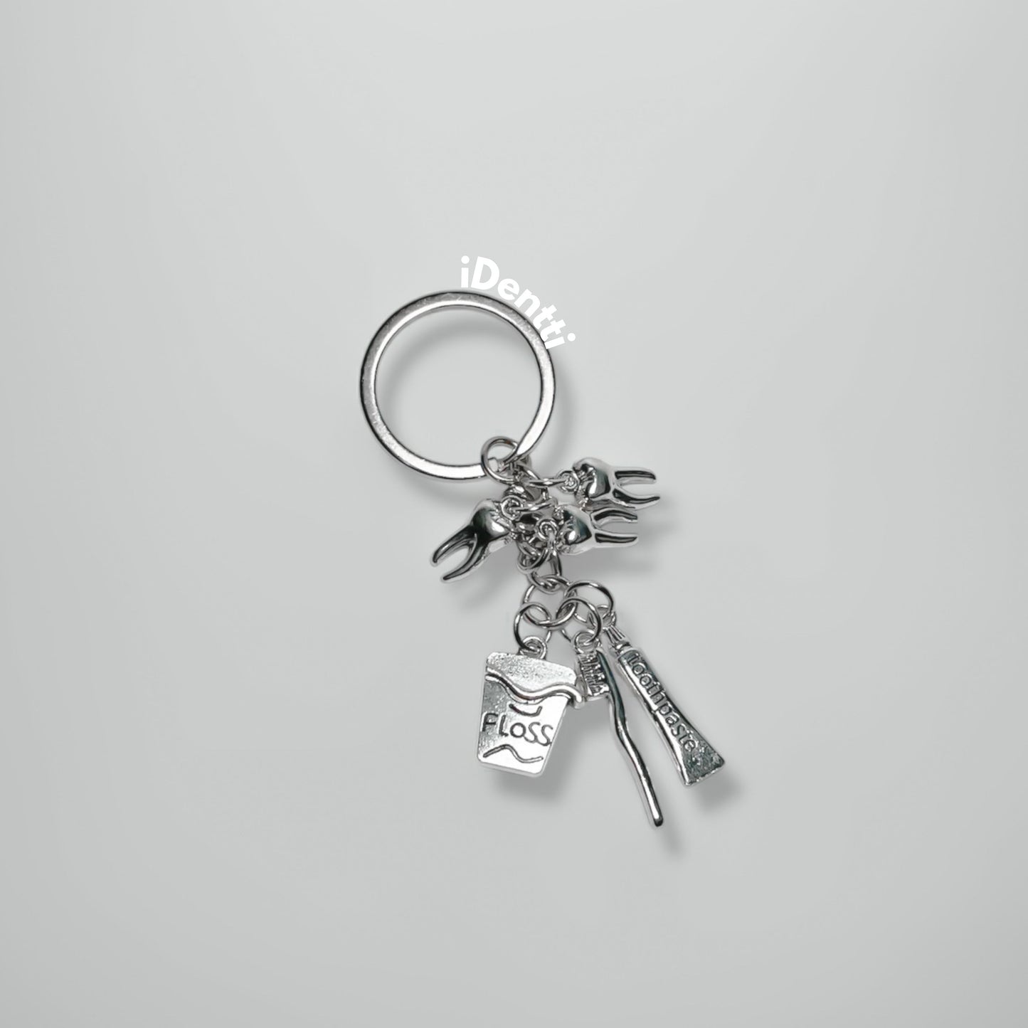 Llavero dental plata