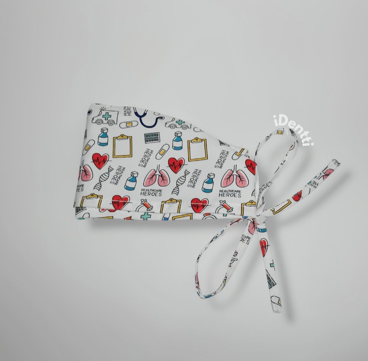 Scrub cap blanco
