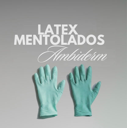 Guantes de látex mentolados