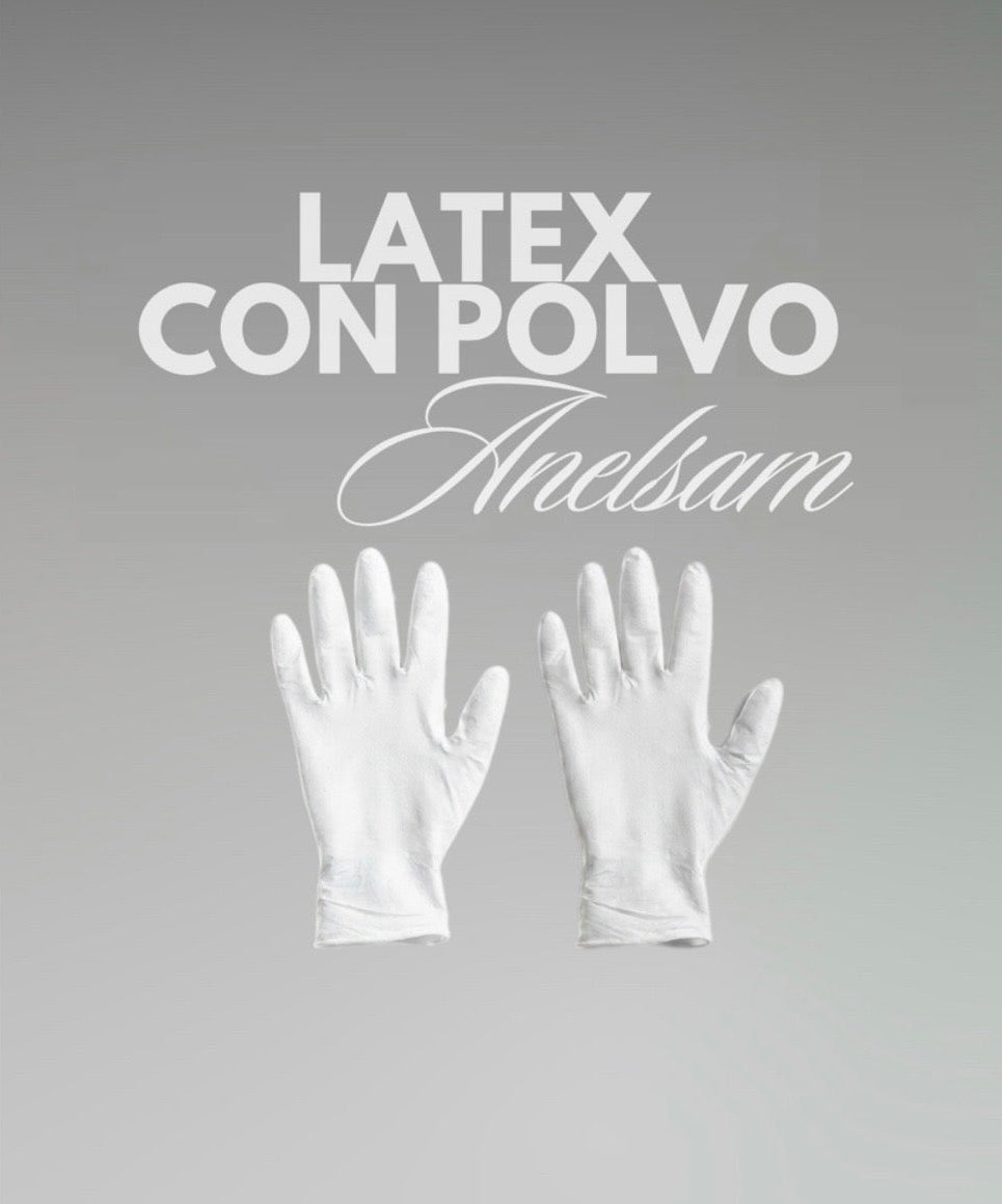Guantes de látex con polvo
