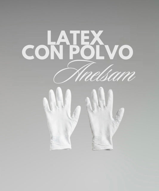 Guantes de látex con polvo