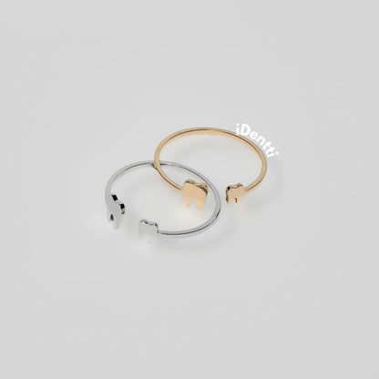 Anillo delgado con muela