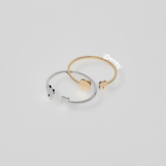 Anillo delgado con muela