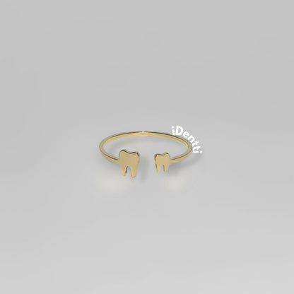 Anillo delgado con muela