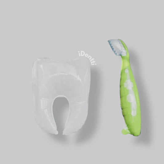 Kit de globos en forma de cepillo de dientes y muela